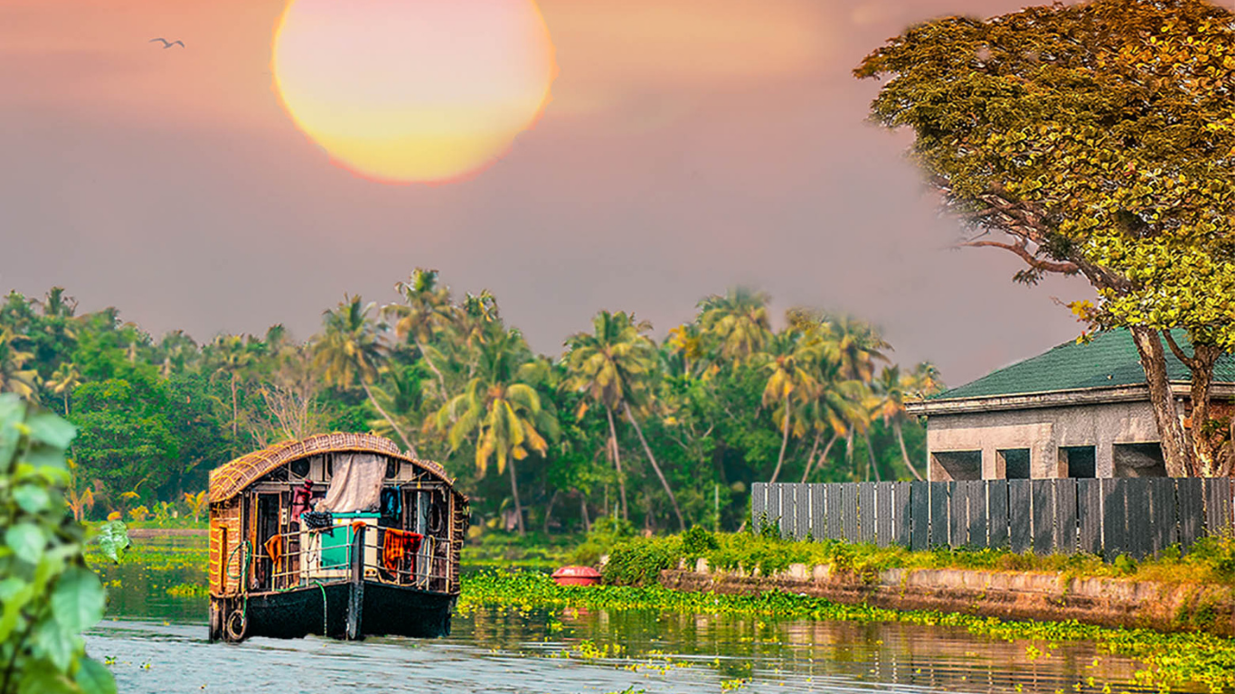 Houseboat Sunset