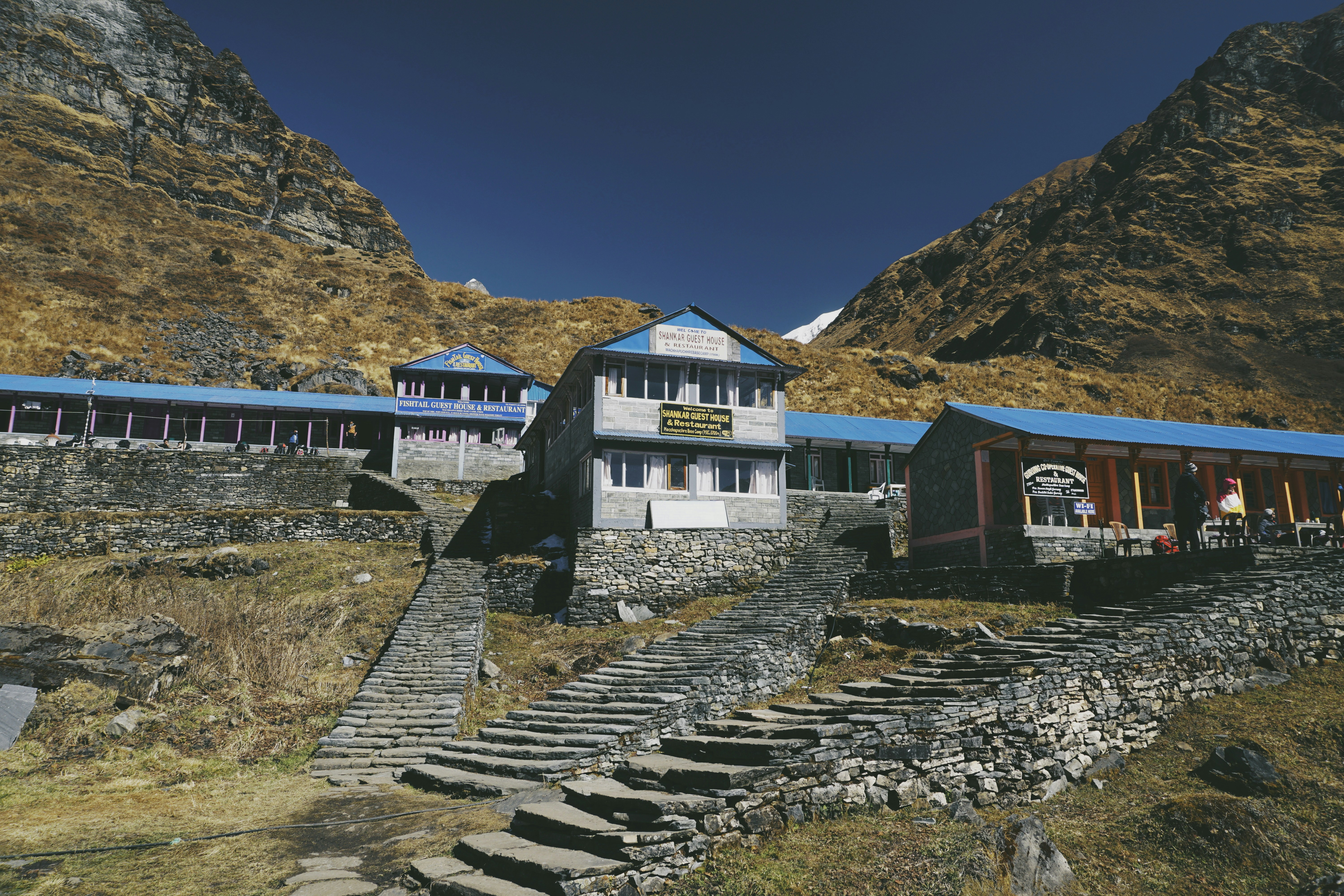 Travelers at Dochula Pass