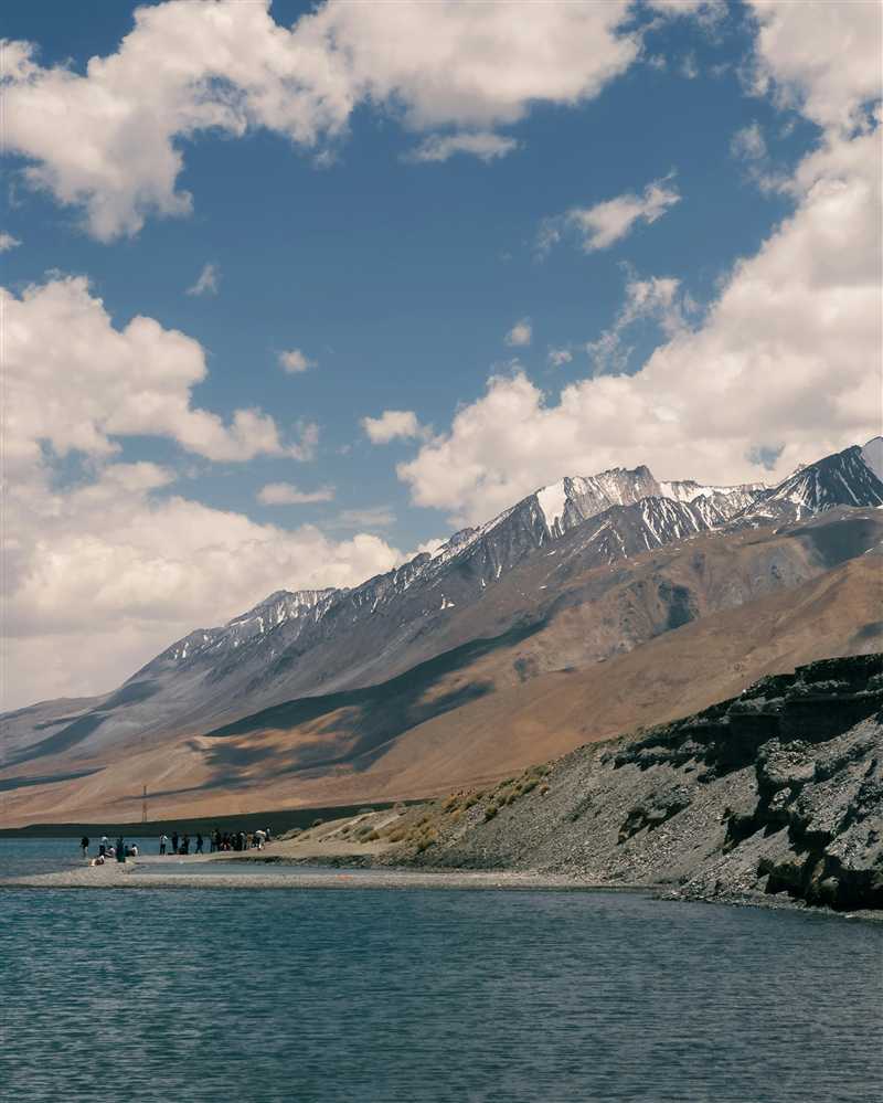 pangong lake ladakh blue water mountain view